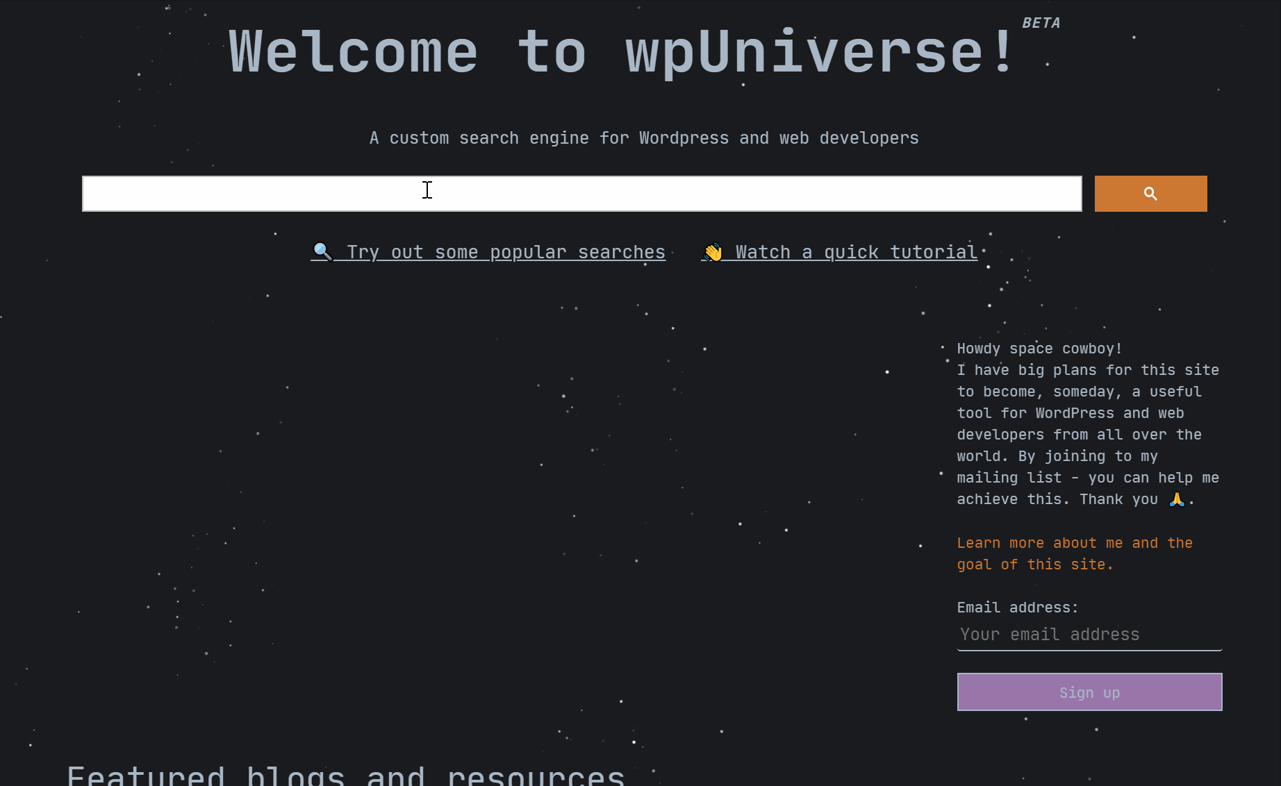 Refining Your Search in wpUniverse code search engine